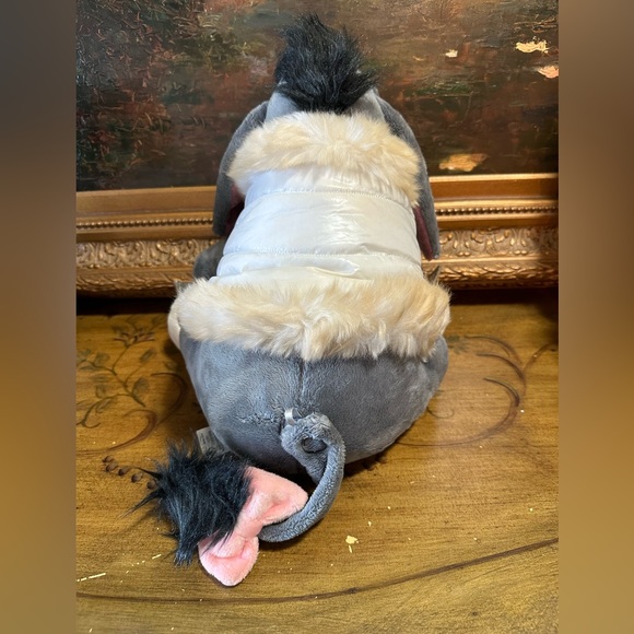 RARE 2011 Disney Store Ice Skating Eeyore Winter Coat Plush Limited Edition HTF - Picture 10 of 13